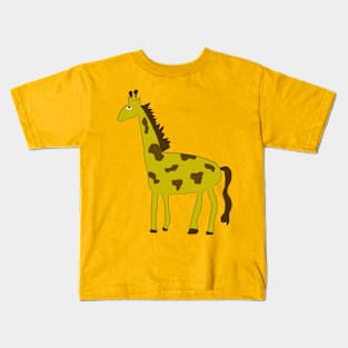 Cute Giraffe Kids T-Shirt